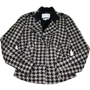 Banana Republic XS Jacket Houndstooth Wool Women's
